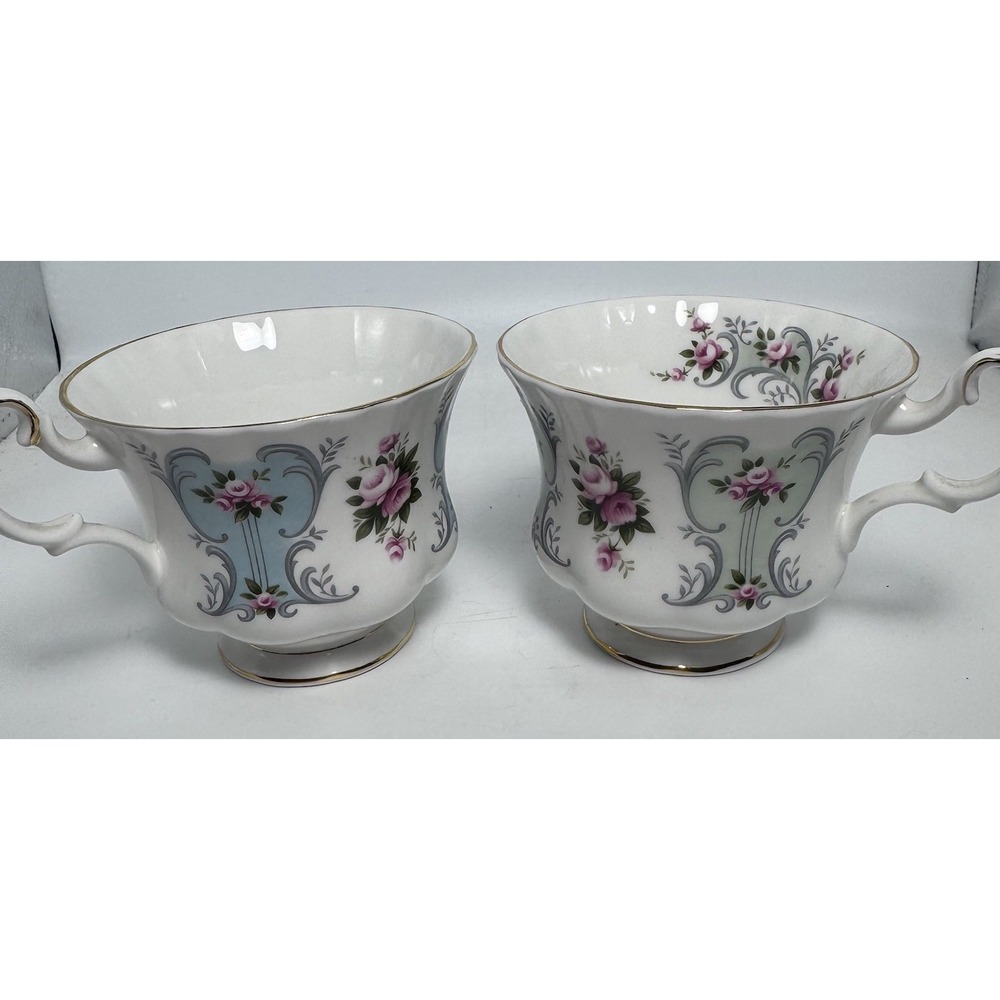 Royal Dalton England Fine Bone China Tea Cup Love Story Series Patricia & Paula